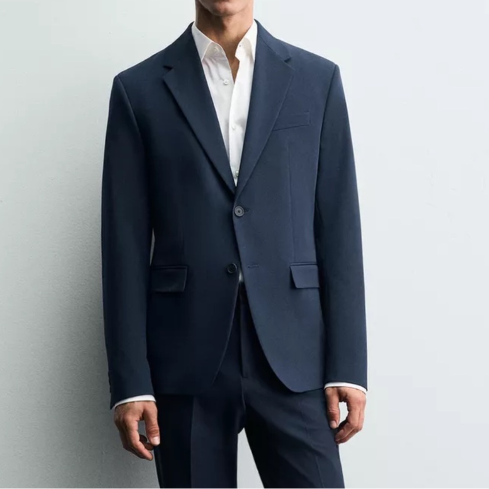 Zara Man NWT comfort suit jacket size 46 - Picture 2 of 8